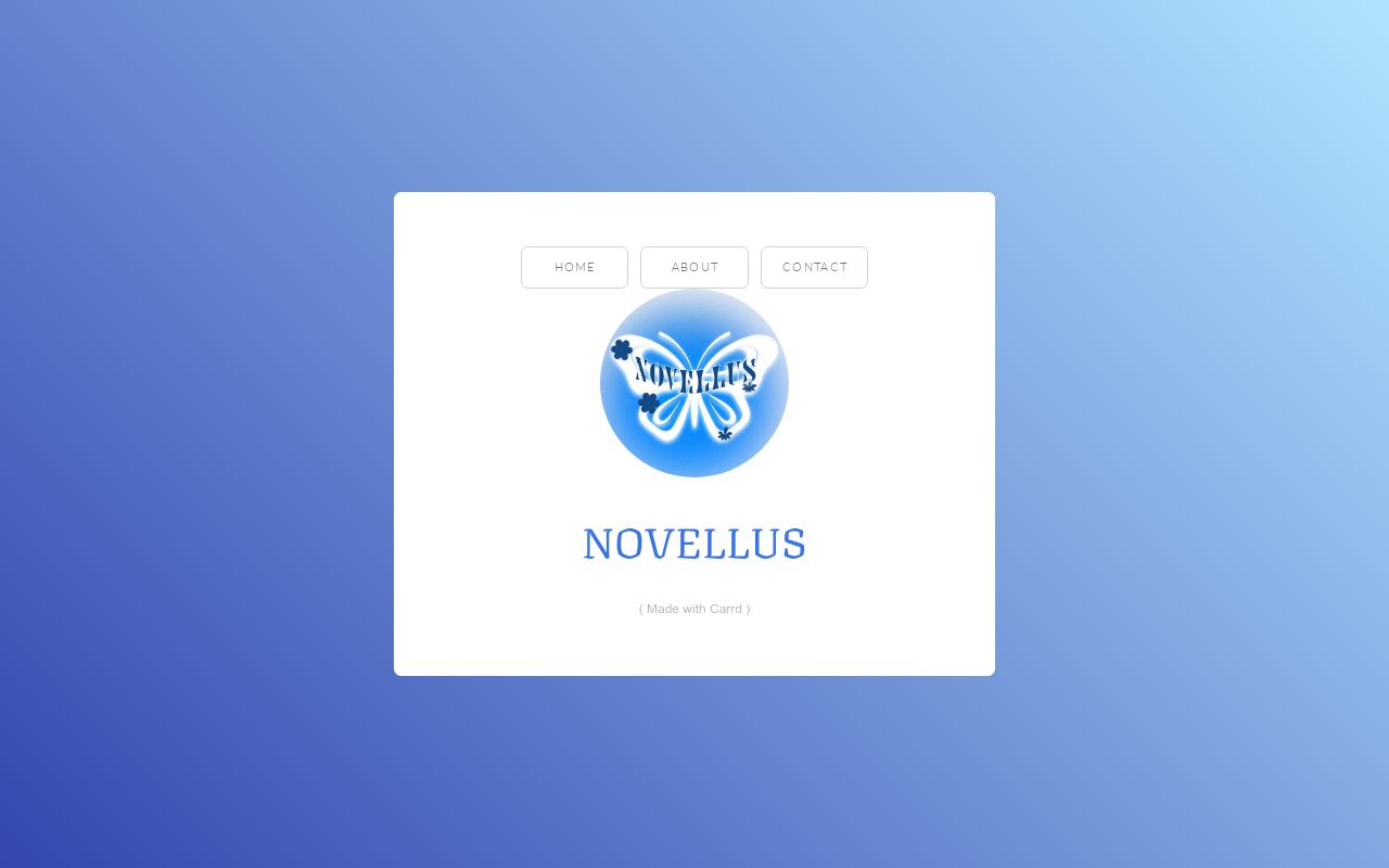 Carrd profile picture for @novell